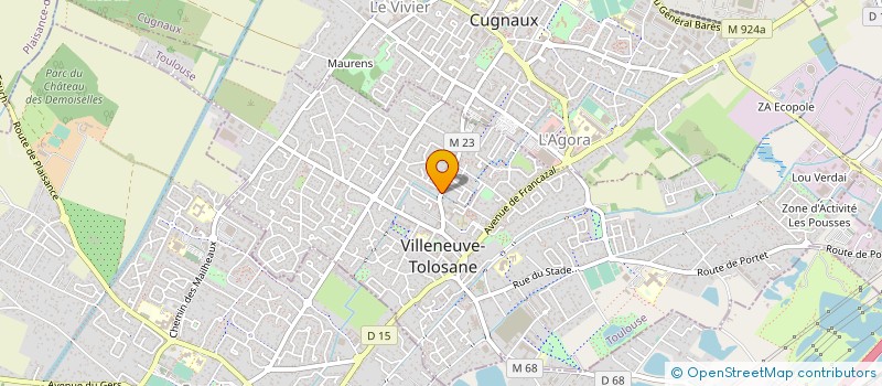 localisation de l'entreprise MONSIEUR PATRICK SONG à VILLENEUVE-TOLOSANE