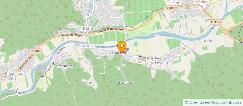 localisation de l'entreprise MONSIEUR PATRICK SONNET à LES AIRES