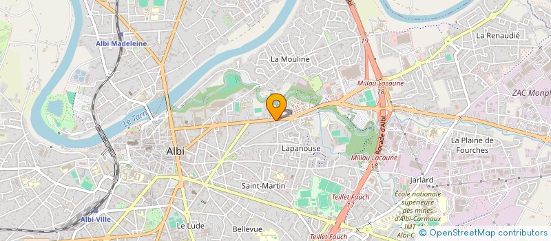 localisation de l'entreprise MONSIEUR PATRICK SORABELLA à ALBI