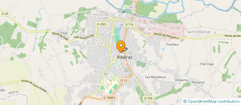 localisation de l'entreprise MONSIEUR PATRICK SOREY à RIBERAC
