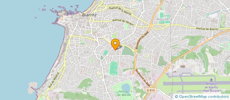 localisation de l'entreprise MONSIEUR PATRICK SOUBIES à BIARRITZ