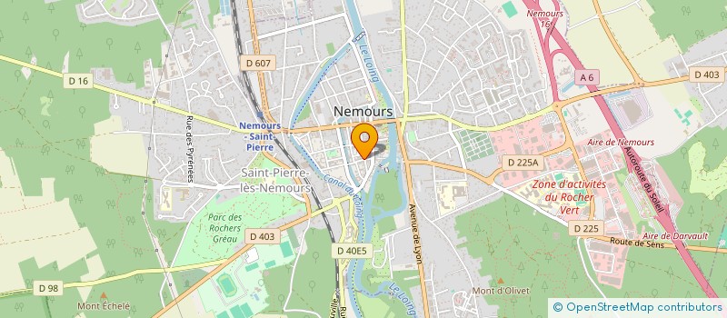 localisation de l'entreprise MONSIEUR PATRICK SOUCHOT à NEMOURS