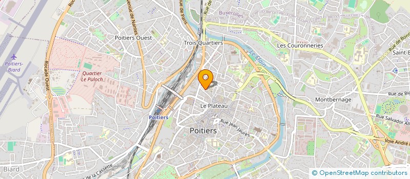 localisation de l'entreprise MONSIEUR PATRICK SOULARD à POITIERS