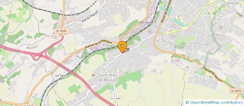 localisation de l'entreprise MONSIEUR PATRICK SOUTISON  SAINT-JEAN-DE-MOIRANS