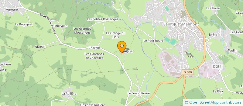 localisation de l'entreprise MONSIEUR PATRICK SOUVIGNET  SAINT-DIDIER-EN-VELAY