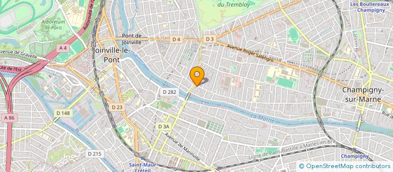localisation de l'entreprise MONSIEUR PATRICK SQUERI à CHAMPIGNY-SUR-MARNE