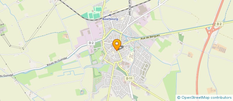 localisation de l'entreprise MONSIEUR PATRICK SQUIMBRE  BOURBOURG