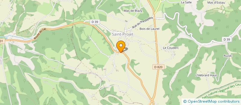 localisation de l'entreprise MONSIEUR PATRICK STAMMBACH à SAINT-PROJET