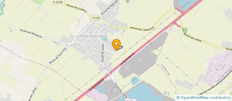 localisation de l'entreprise MONSIEUR PATRICK STAVROWSKY  LAFITTE-VIGORDANE