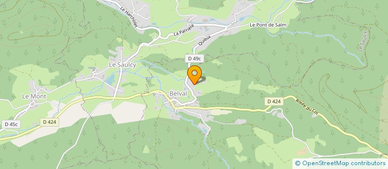 localisation de l'entreprise MONSIEUR PATRICK STEQUERT  BELVAL