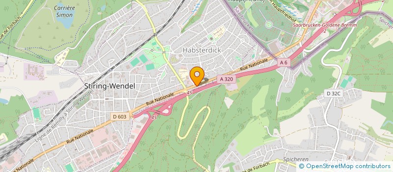 localisation de l'entreprise MONSIEUR PATRICK STEYER  STIRING-WENDEL