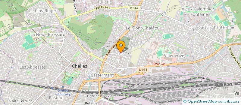 localisation de l'entreprise MONSIEUR PATRICK STIEN à CHELLES