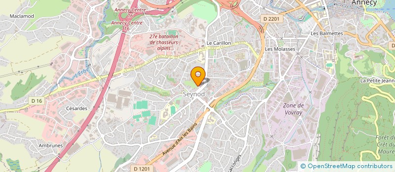 localisation de l'entreprise MONSIEUR PATRICK SUATON à ANNECY