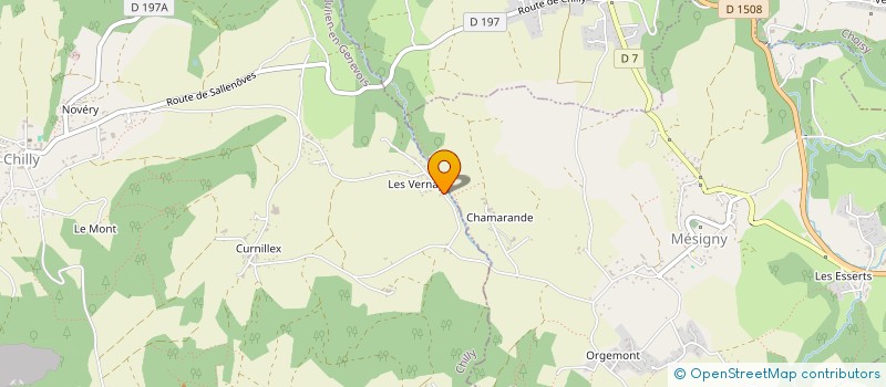 localisation de l'entreprise MONSIEUR PATRICK SURUGUE  CHILLY