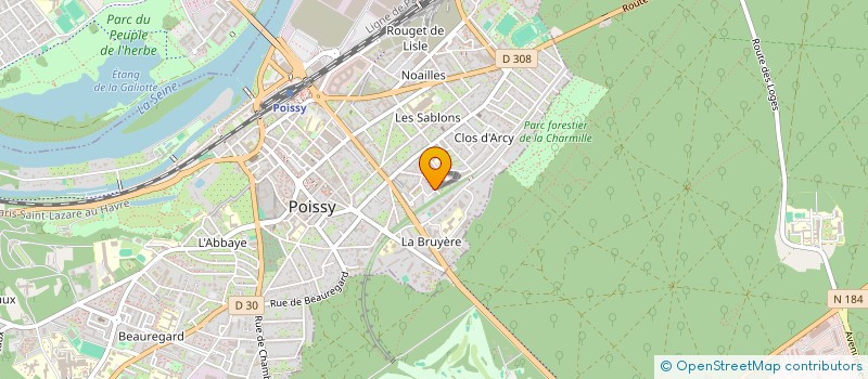 localisation de l'entreprise MONSIEUR PATRICK SUZDALEWICZ  POISSY