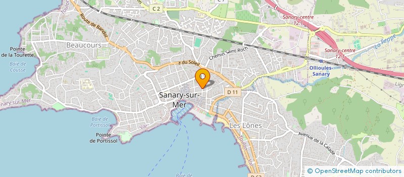 localisation de l'entreprise MONSIEUR PATRICK SZPICZAK  SANARY-SUR-MER