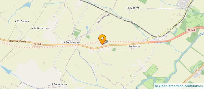 localisation de l'entreprise MONSIEUR PATRICK TABACCO  L'ISLE-JOURDAIN