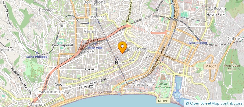 localisation de l'entreprise MONSIEUR PATRICK TABONI  NICE