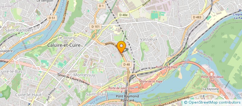 localisation de l'entreprise MONSIEUR PATRICK TAFFIGNON  CALUIRE-ET-CUIRE