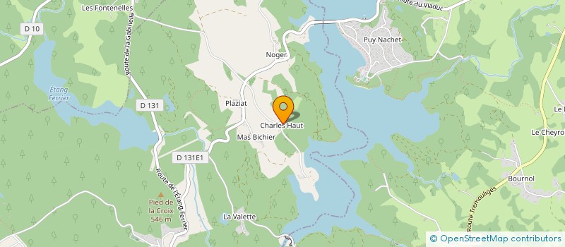 localisation de l'entreprise MONSIEUR PATRICK TAILLARD  SAINT-PARDOUX-LA-CROISILLE