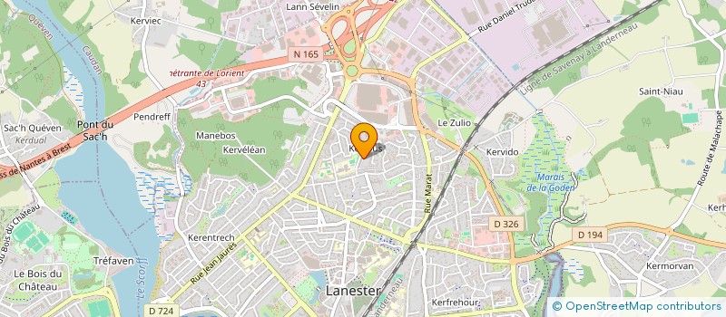 localisation de l'entreprise MONSIEUR PATRICK TAILLEBOIS  LANESTER