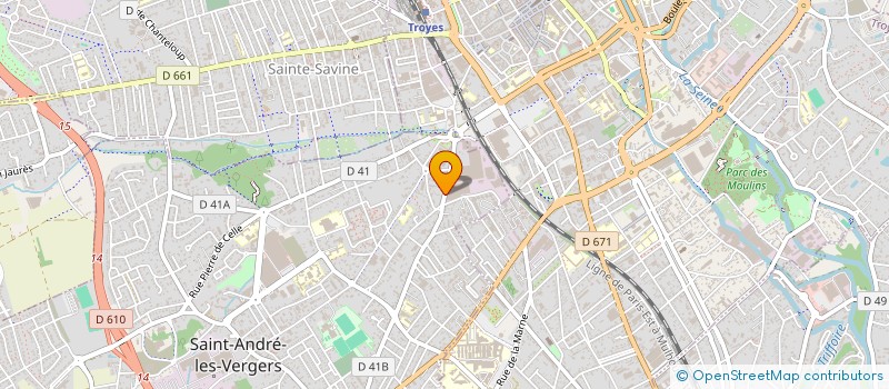 localisation de l'entreprise MONSIEUR PATRICK TAISSON  SAINT-ANDRE-LES-VERGERS