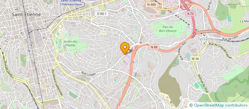 localisation de l'entreprise MONSIEUR PATRICK TAMACCIO  SAINT-ETIENNE