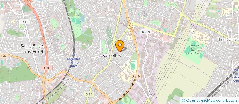 localisation de l'entreprise MONSIEUR PATRICK TANASI à SARCELLES