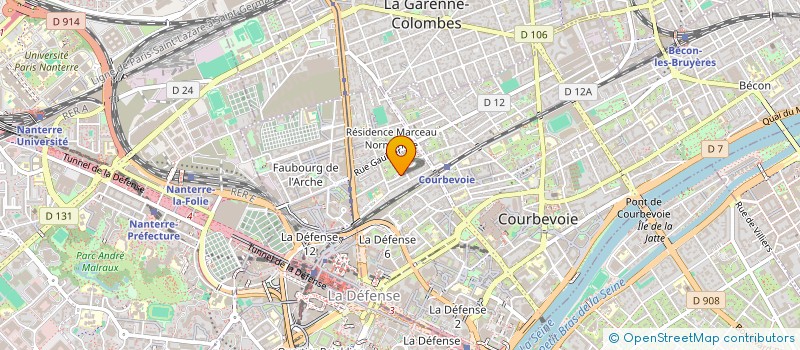 localisation de l'entreprise MONSIEUR PATRICK TANDIANG à COURBEVOIE