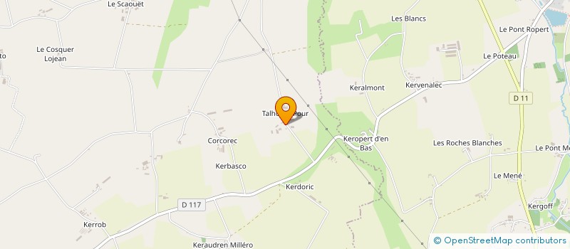 localisation de l'entreprise MONSIEUR PATRICK TANGUY  MOREAC