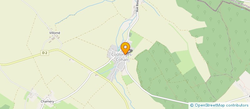 localisation de l'entreprise MONSIEUR PATRICK TANZILLI  COULONGES-COHAN