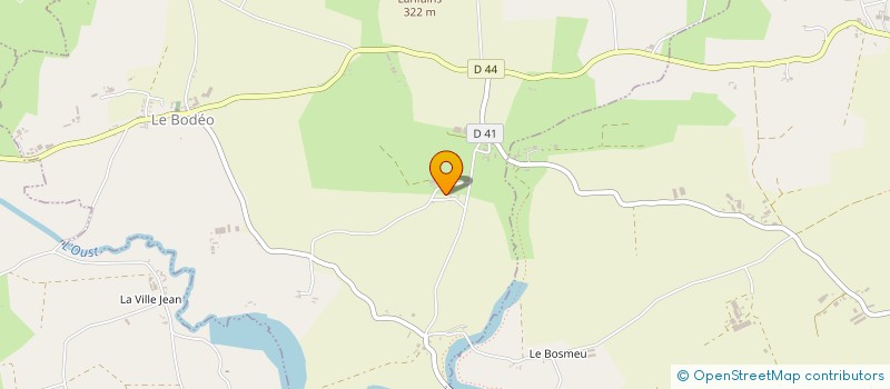 localisation de l'entreprise MONSIEUR PATRICK TARDIVEL  LE BODEO