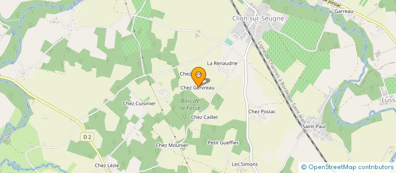 localisation de l'entreprise MONSIEUR PATRICK TARDY à CLION