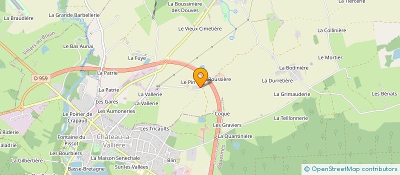 localisation de l'entreprise MONSIEUR PATRICK TAUGOURDEAU à CHANNAY SUR LATHAN