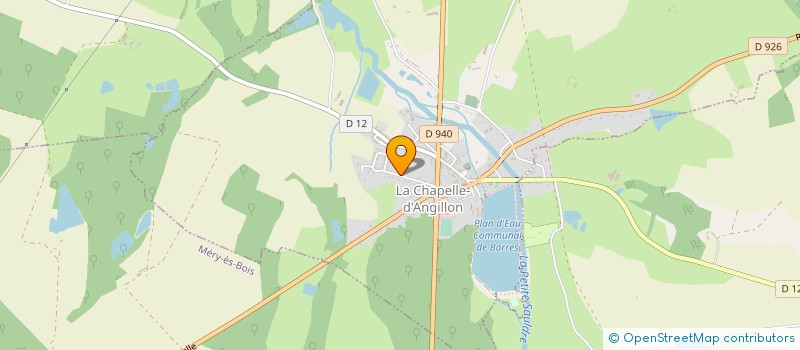 localisation de l'entreprise MONSIEUR PATRICK TAVERNIER  LA CHAPELLE-D'ANGILLON