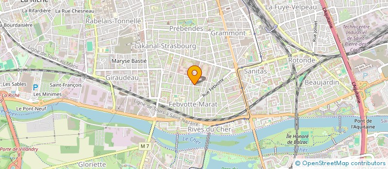 localisation de l'entreprise MONSIEUR PATRICK TAVITIAN  TOURS