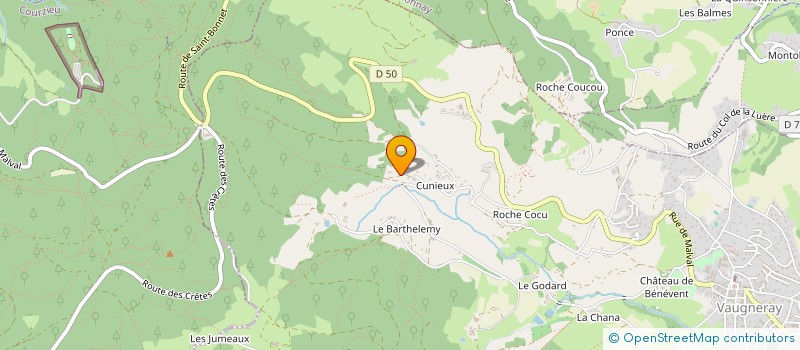 localisation de l'entreprise MONSIEUR PATRICK TEIL  VAUGNERAY