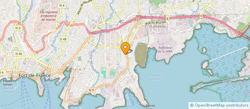 localisation de l'entreprise MONSIEUR PATRICK TELLE  FORT-DE-FRANCE