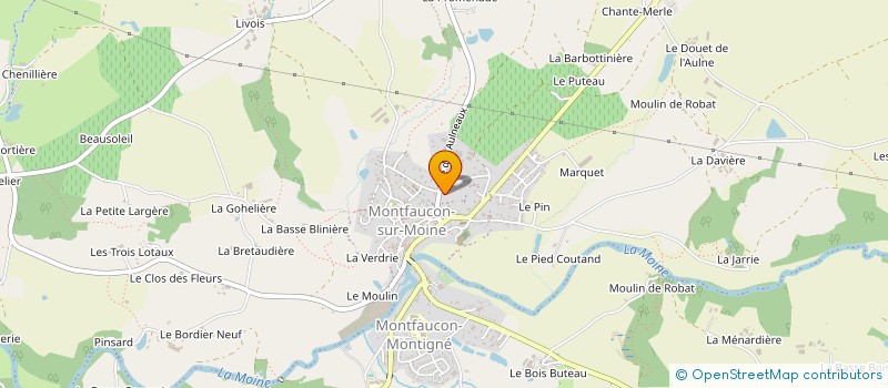 localisation de l'entreprise MONSIEUR PATRICK TEMPLE  SEVREMOINE