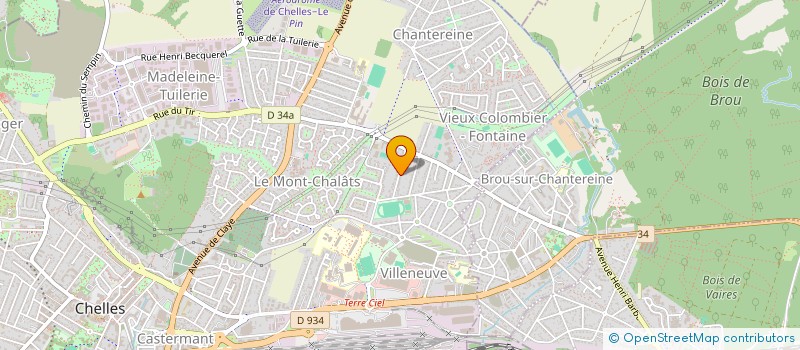 localisation de l'entreprise MONSIEUR PATRICK TERPOORTER  CHELLES