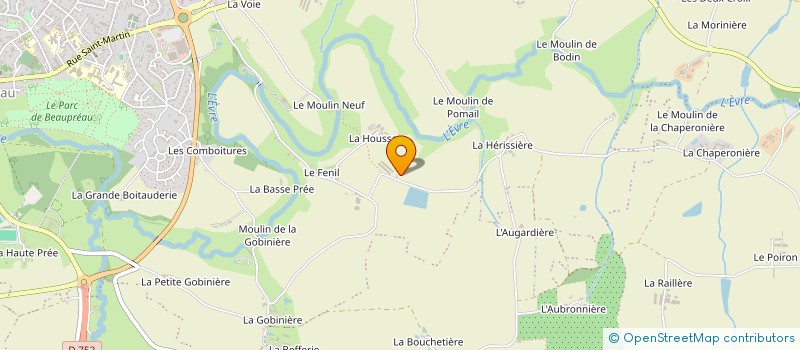 localisation de l'entreprise MONSIEUR PATRICK TERRIEN à BEAUPREAU-EN-MAUGES