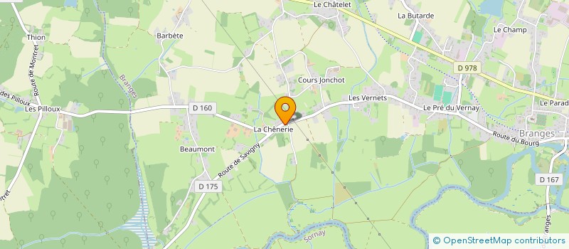 localisation de l'entreprise MONSIEUR PATRICK TERRIER  BRANGES