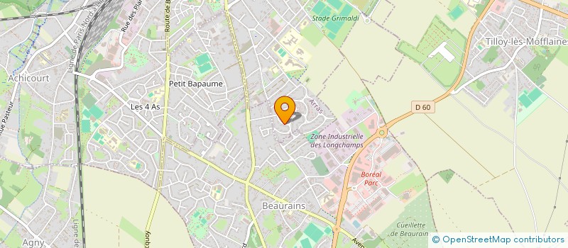 localisation de l'entreprise MONSIEUR PATRICK TESSIER à ARRAS