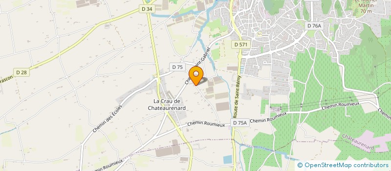localisation de l'entreprise MONSIEUR PATRICK TESTUD à CHATEAURENARD