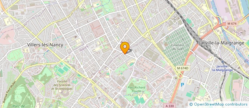 localisation de l'entreprise MONSIEUR PATRICK TEULADE  VANDUVRE-LES-NANCY