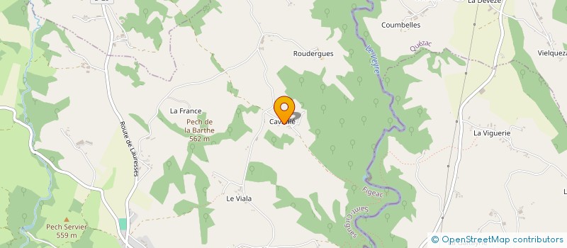 localisation de l'entreprise MONSIEUR PATRICK TEULET  BESSONIES