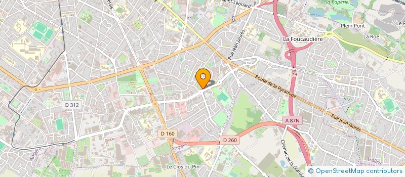 localisation de l'entreprise MONSIEUR PATRICK THARRAULT à ANGERS