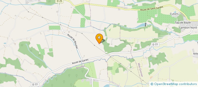 localisation de l'entreprise MONSIEUR PATRICK THEDIE  SAINT-SARDOS