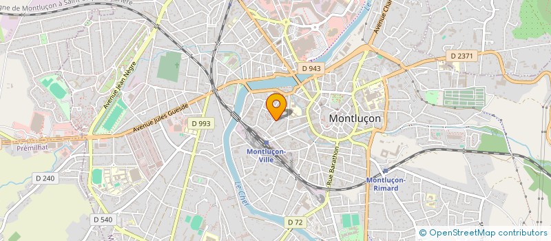 localisation de l'entreprise MONSIEUR PATRICK THEVENET à MONTLUCON