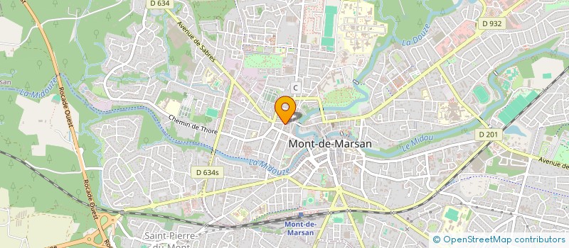 localisation de l'entreprise MONSIEUR PATRICK THIBAUT  MONT-DE-MARSAN